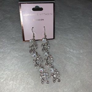 Long Floral Adrienne Vittadini Earrings